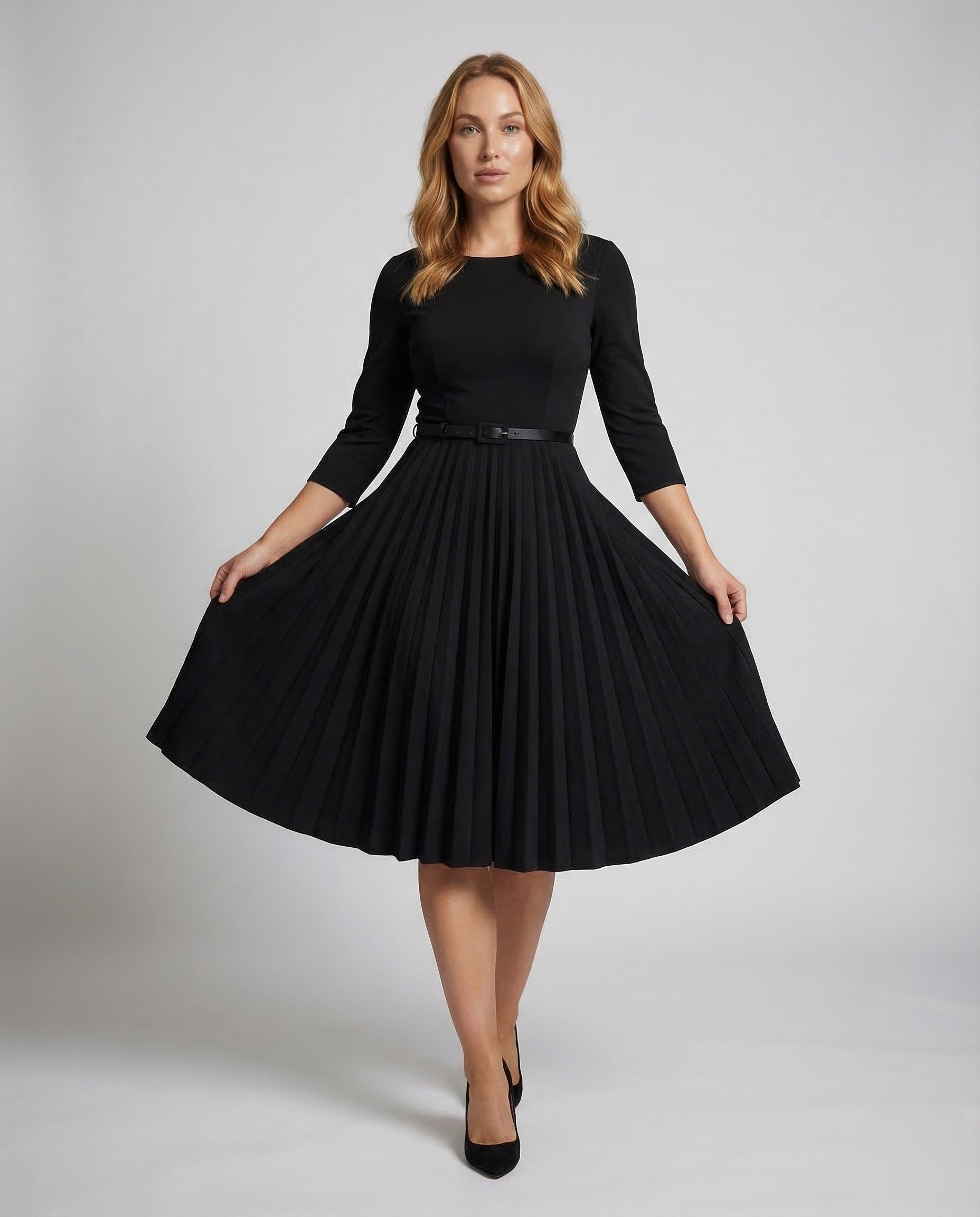 Abito Donna Linea A Scollo Barca - Brentozzi