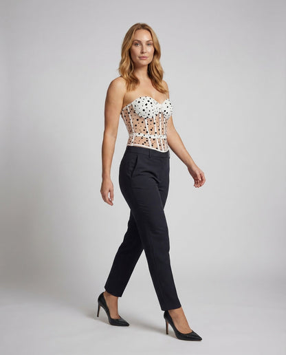 Bustier Donna in Tulle Trasparente - Brentozzi