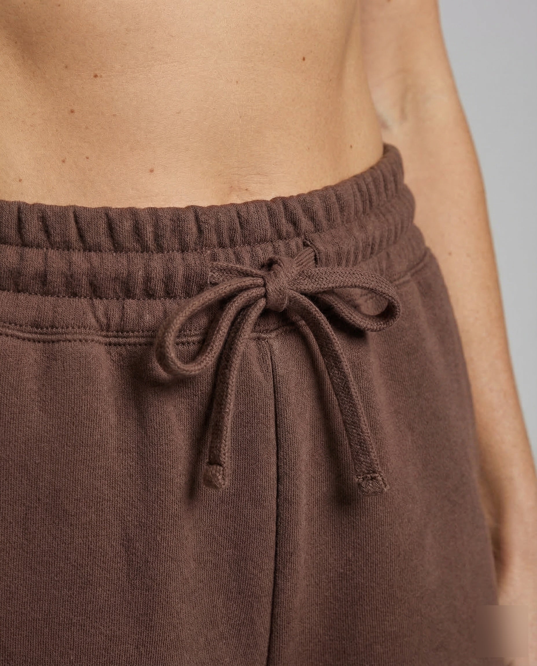 Pantaloncini Donna in Cotone Elastico con Coulisse Vita Alta - Brentozzi