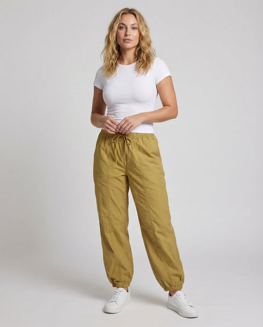 Pantaloni Cargo Donna Casual Dettagli Lateral - Brentozzi