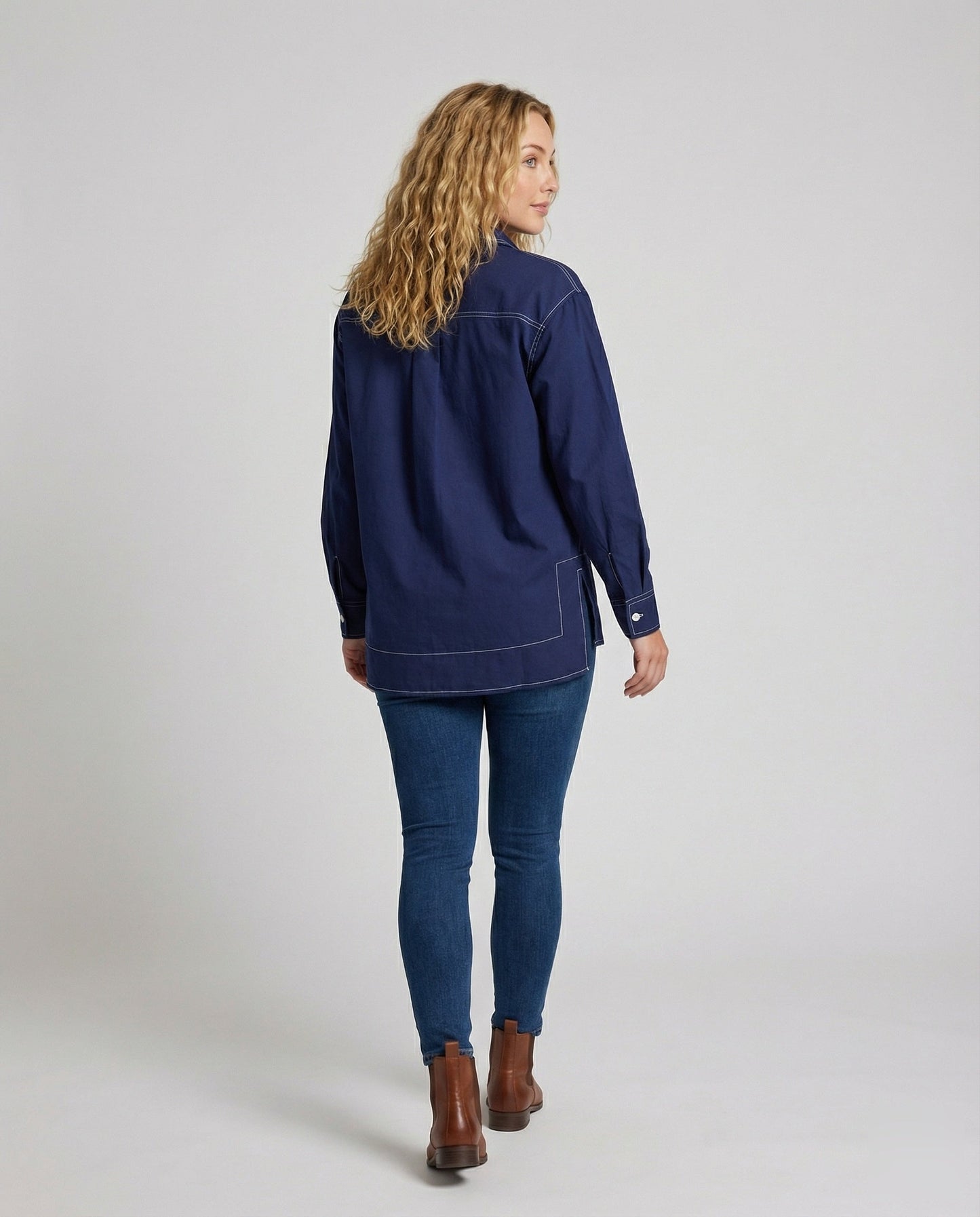 Camicia Donna Kent Manica Corta Vestibilità Relax