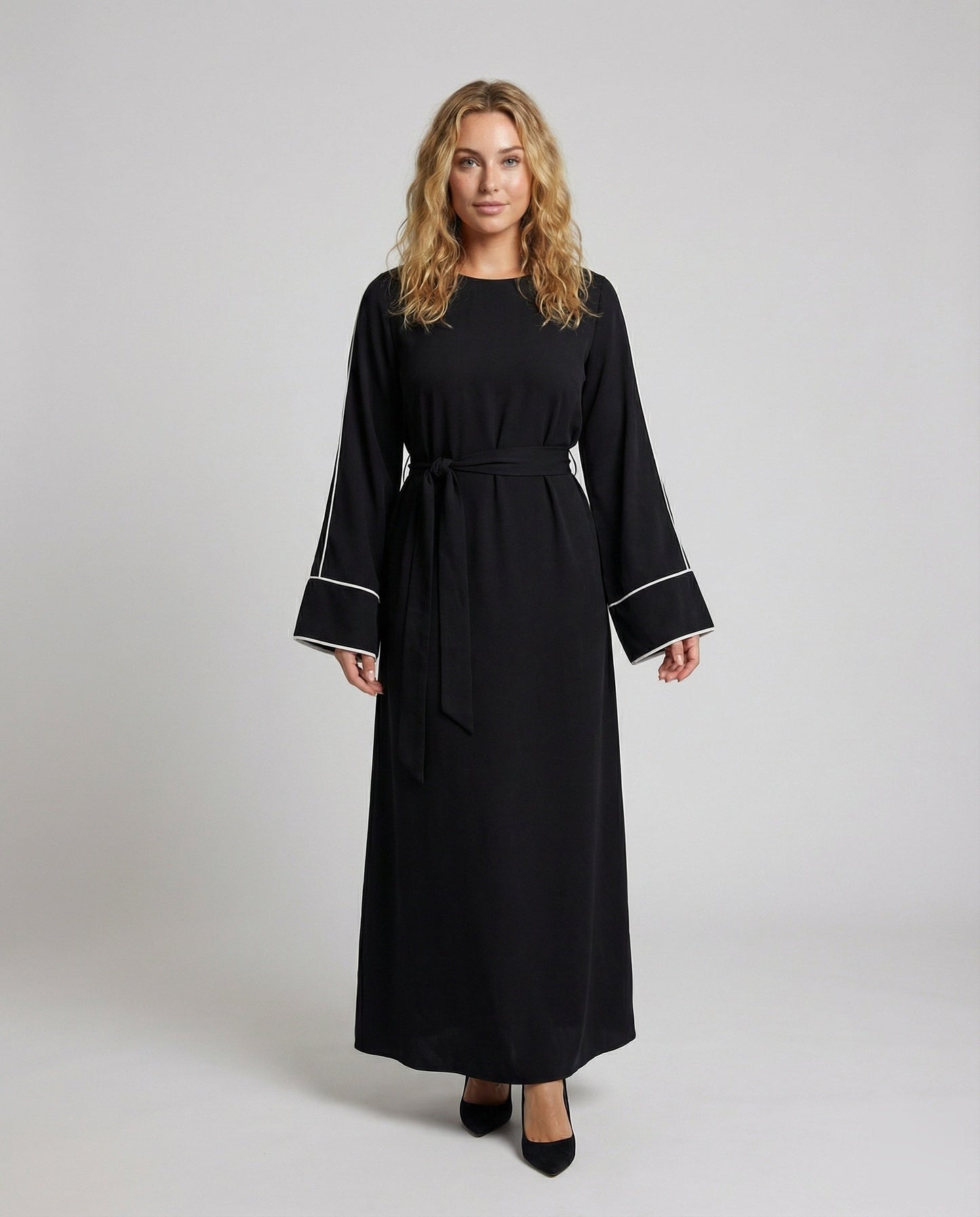 Abito Maxidress Donna Elegante con Fiocco - Brentozzi
