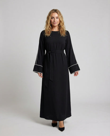 Abito Maxidress Donna Elegante con Fiocco - Brentozzi