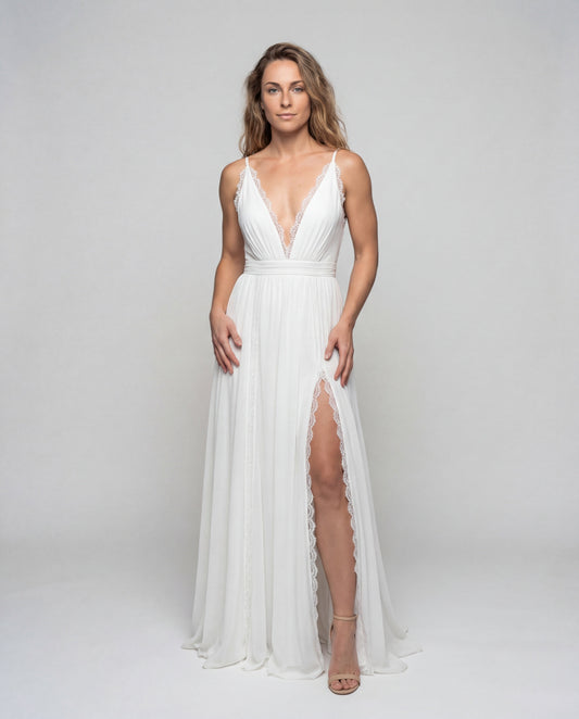 Abito Sposa Donna Boho Gonna in Tulle - Brentozzi