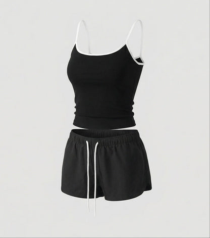 Set Sportivo Estivo Donna Canotta e Pantaloncini