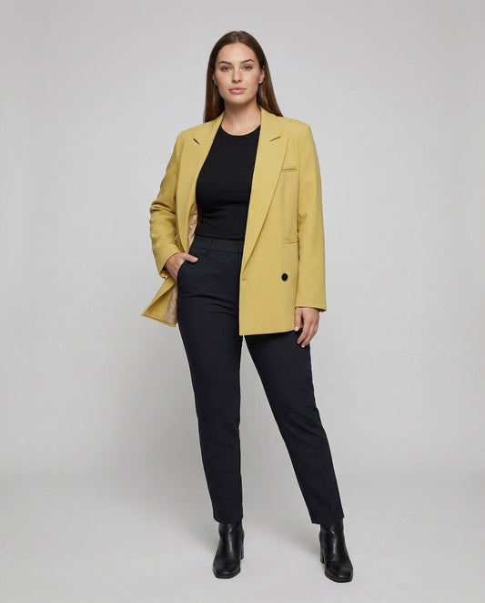 Blazer Doppiopetto Donna Linea Dritta Manica Lunga - Brentozzi