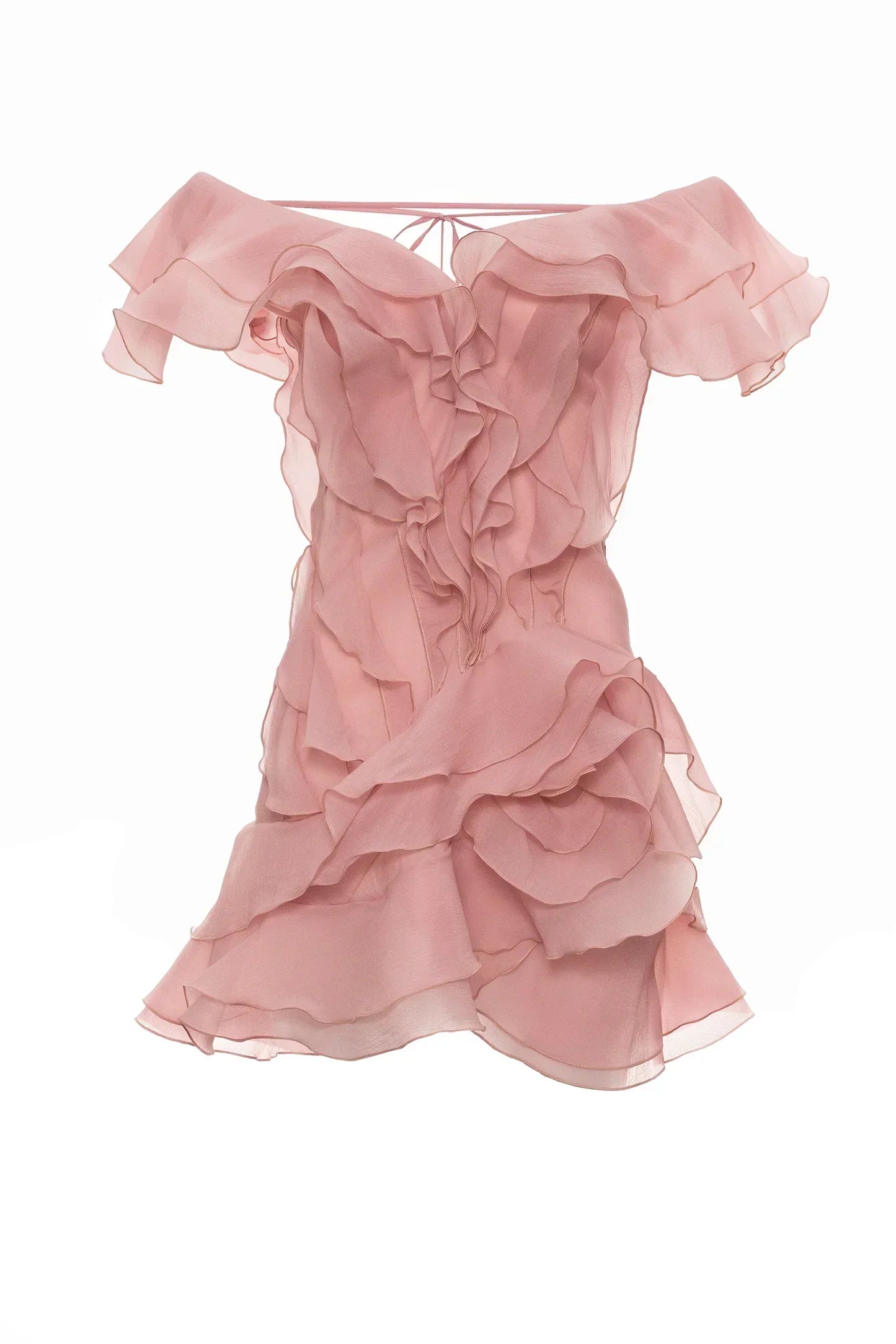 Robe d'été blanche pour femme avec volants, en coton léger, idéale pour une tenue décontractée et estivale.