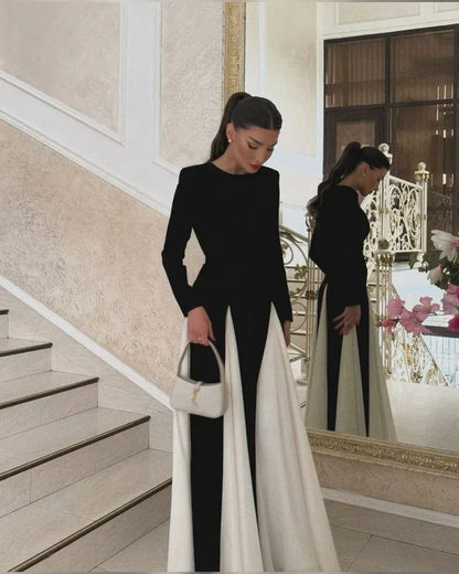 Abito Lungo Donna Plissettato Svasato - Vesarelli