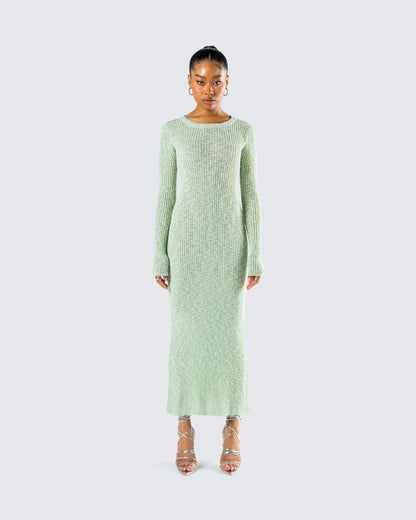 Abito Lungo Donna in Maglia Vestibilità Comoda - Vesarelli