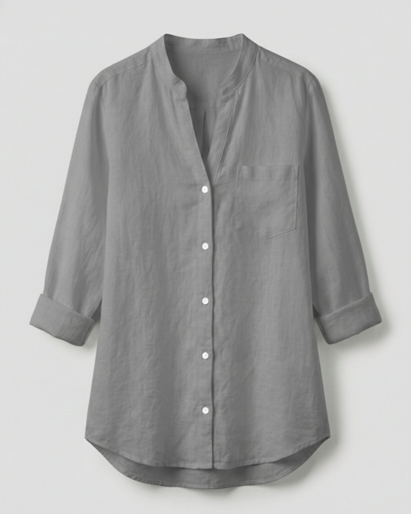 Camicia Donna Cotone Vestibilità Larga