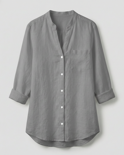 Camicia Donna Cotone Vestibilità Larga