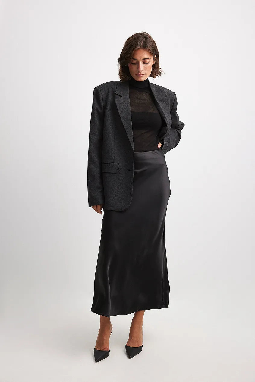 Gonna A-Linea Donna Lunghezza Maxi