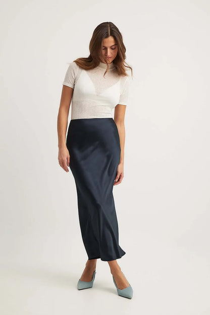 Gonna A-Linea Donna Lunghezza Maxi