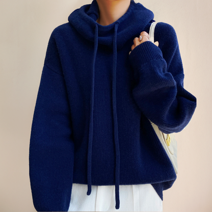 Felpa Donna Soft Touch con Cappuccio Regular Fit