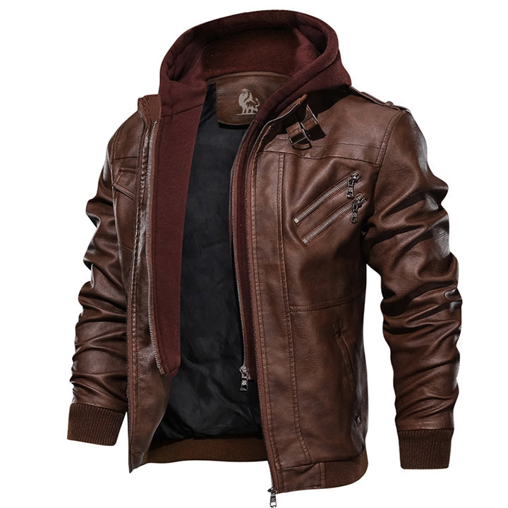 Giacca Uomo in Pelle Stile Classico - Brentozzi