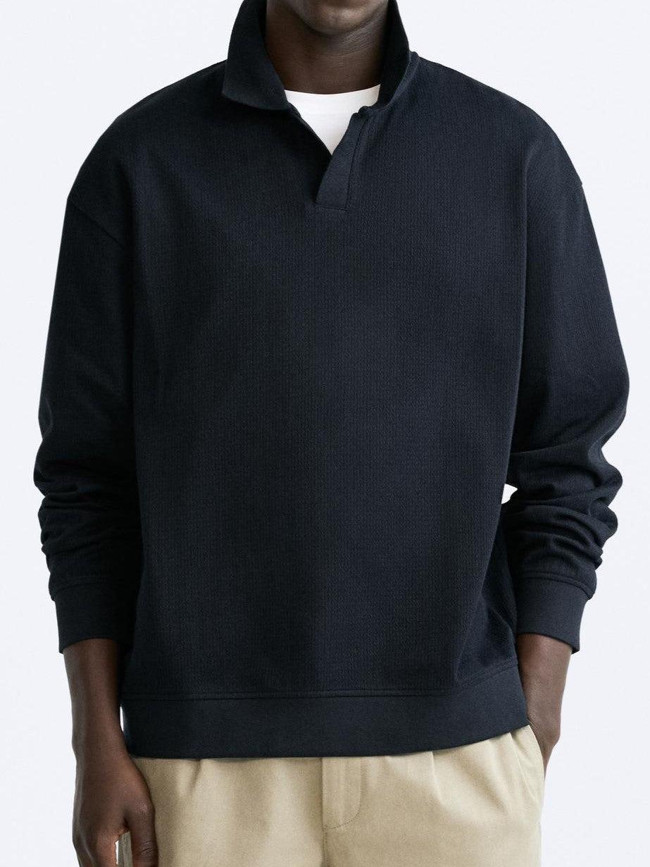 Maglione Uomo Collo Alto Stile Casual Elegante