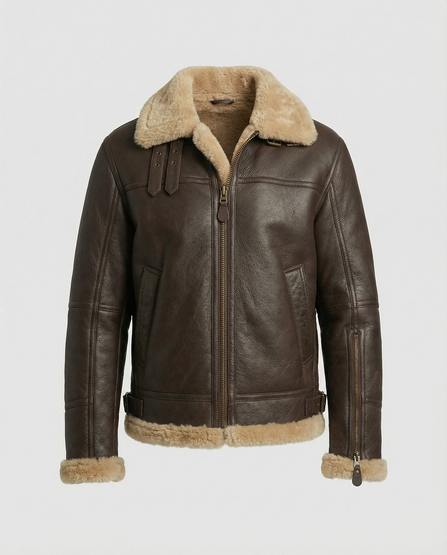 Giacca Bomber Uomo in Pelle di Agnello Morbida