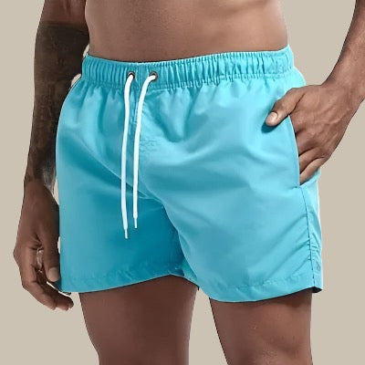 Costume da Bagno Uomo con Coulisse e Tasche Laterali Estivo