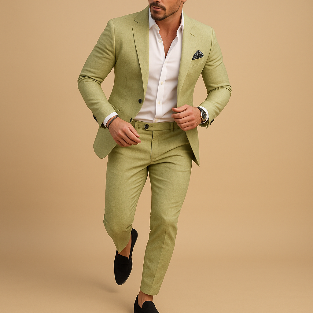Completo Uomo Slim Fit Elegante Formale