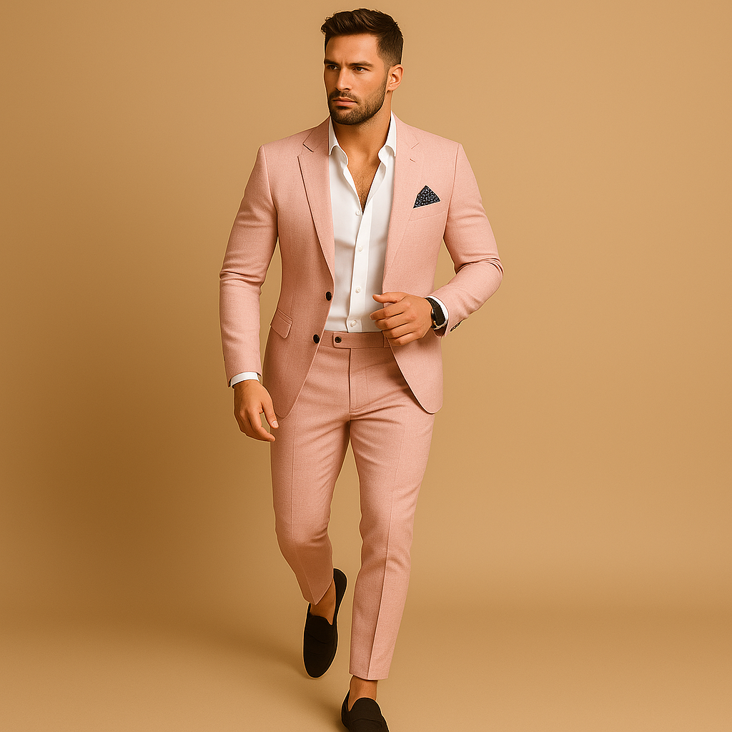 Completo Uomo Slim Fit Elegante Formale