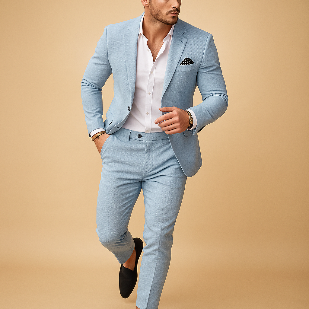 Completo Uomo Slim Fit Elegante Formale