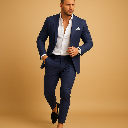 Completo Uomo Slim Fit Elegante Formale - Brentozzi