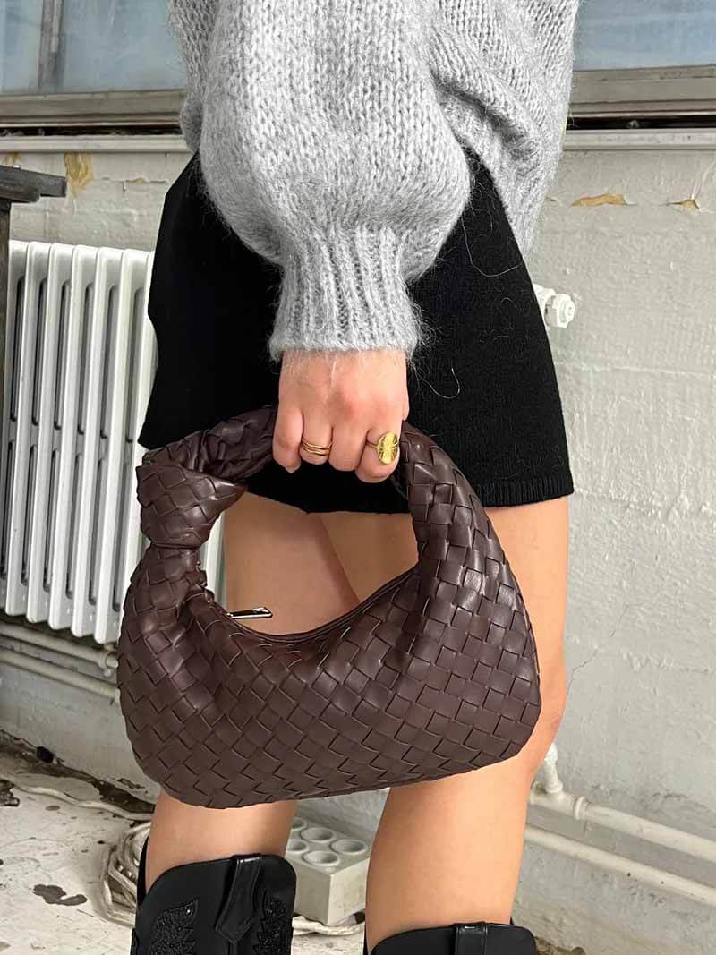 Borsa Donna Piccola Intrecciata Tracolla