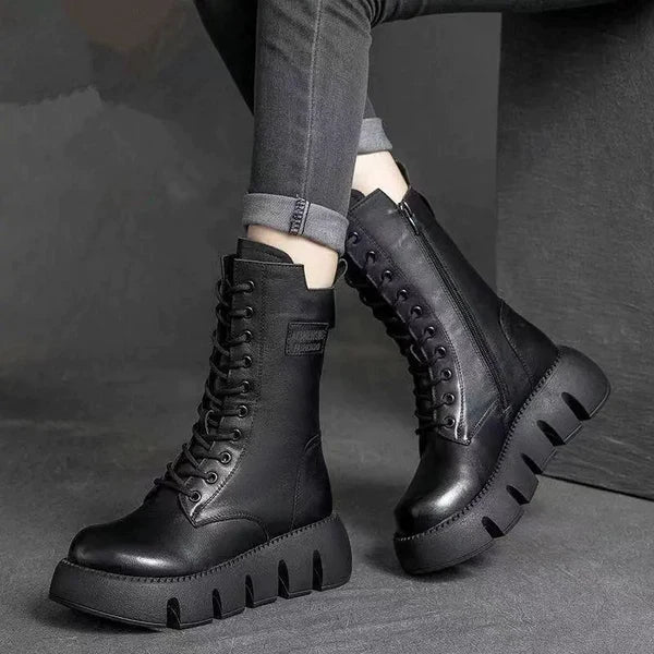 Stivali Donna Mezza Altezza Comodi Stile Elegante