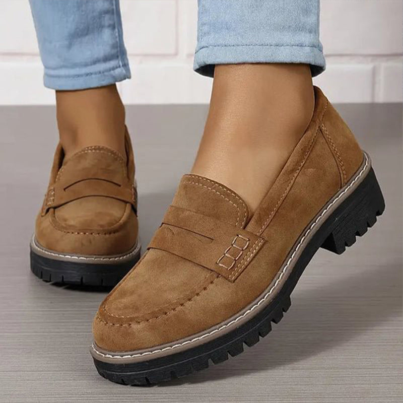 Mocassini Donna Plateau Slip-On Comodi