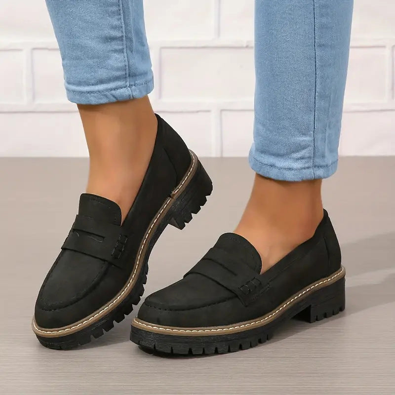 Mocassini Donna Plateau Slip-On Comodi - Brentozzi