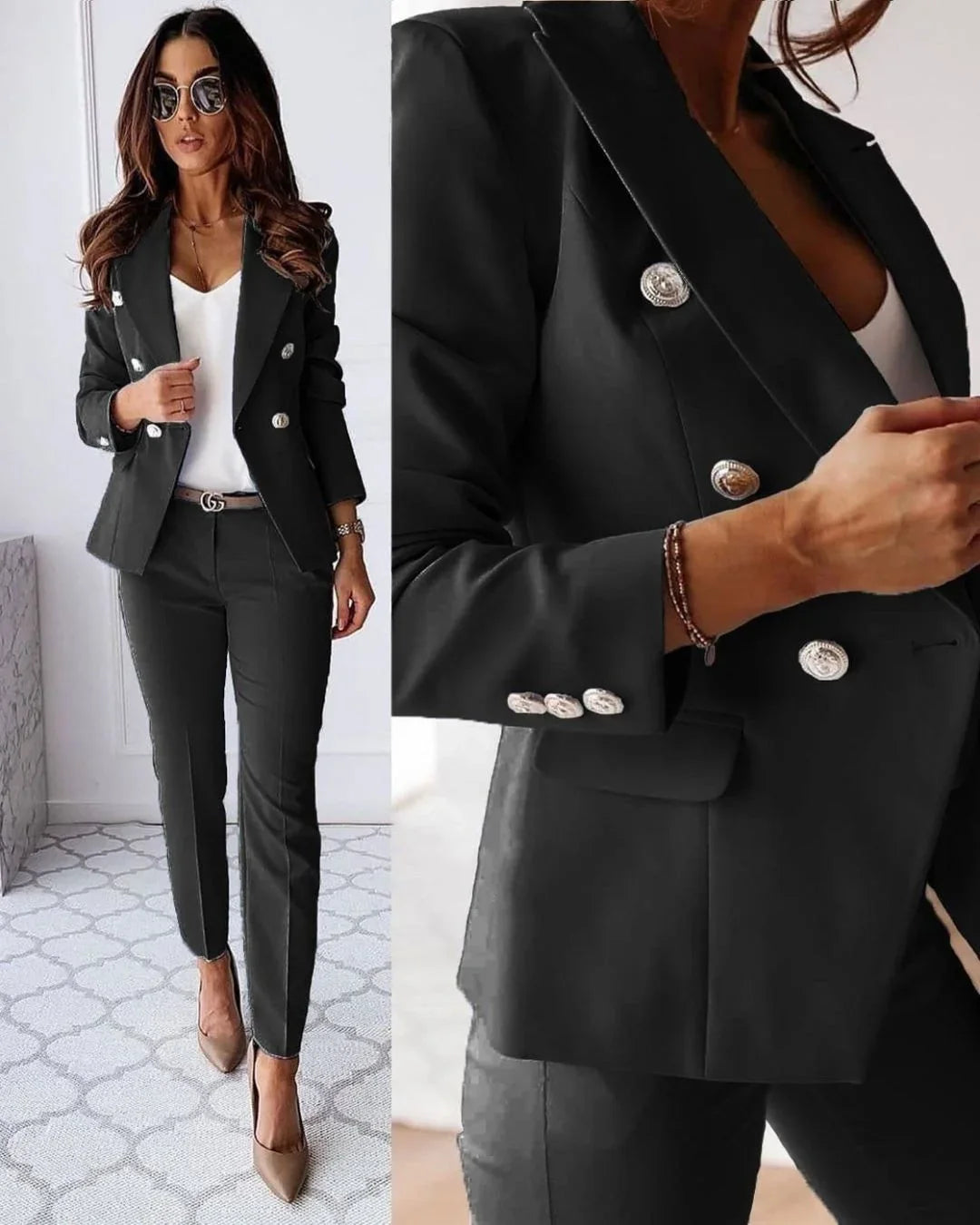 Tailleur Doppiopetto Donna Vestibilità Moderna - Vesarelli