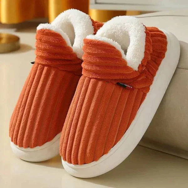 Pantofole Uomo in Pelliccia Sintetica Calde per Casa