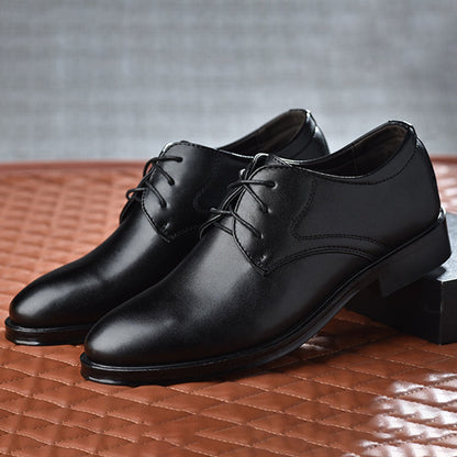 Scarpe Stringate Uomo Forma Chiusa Punta Definita