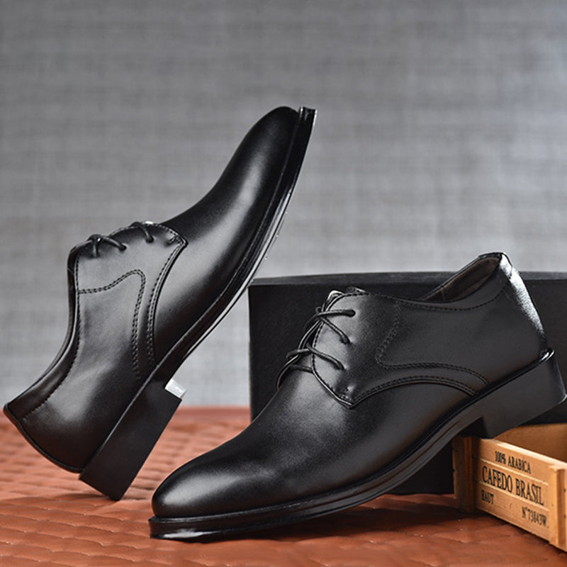 Scarpe Stringate Uomo Forma Chiusa Punta Definita