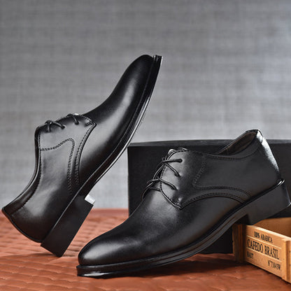 Scarpe Stringate Uomo Forma Chiusa Punta Definita