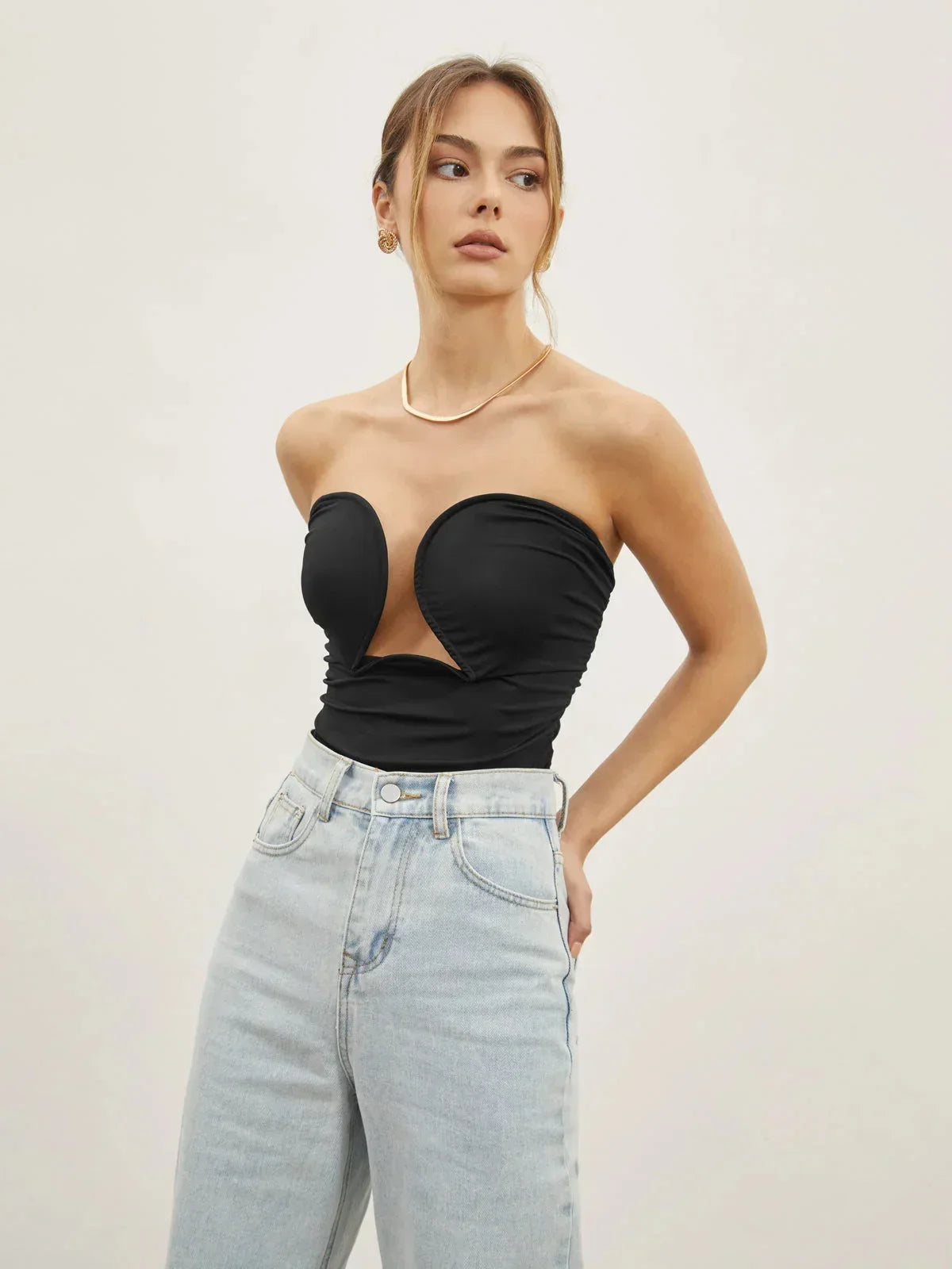 Donna Bustier con Scollo a Cuore - Vesarelli
