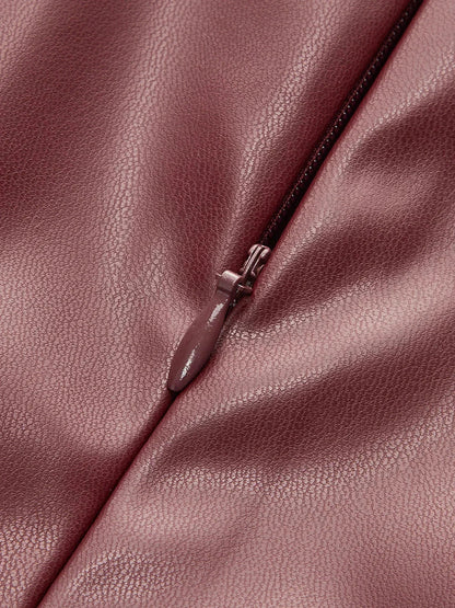 Top sans manches en satin, col froncé, design élégant, idéal pour les soirées ou les occasions spéciales.