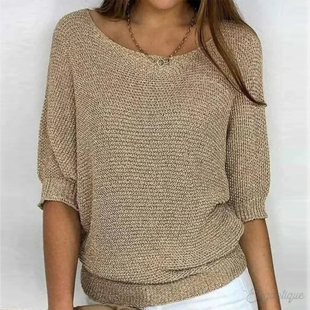 Maglione Donna Morbido Girocollo Classico