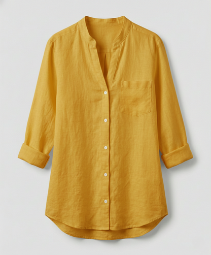 Camicia Donna Cotone Vestibilità Larga