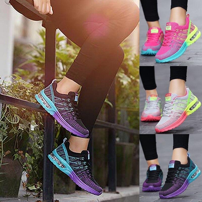 Sneakers Donna Leggere in Tessuto Traspirante Comfort