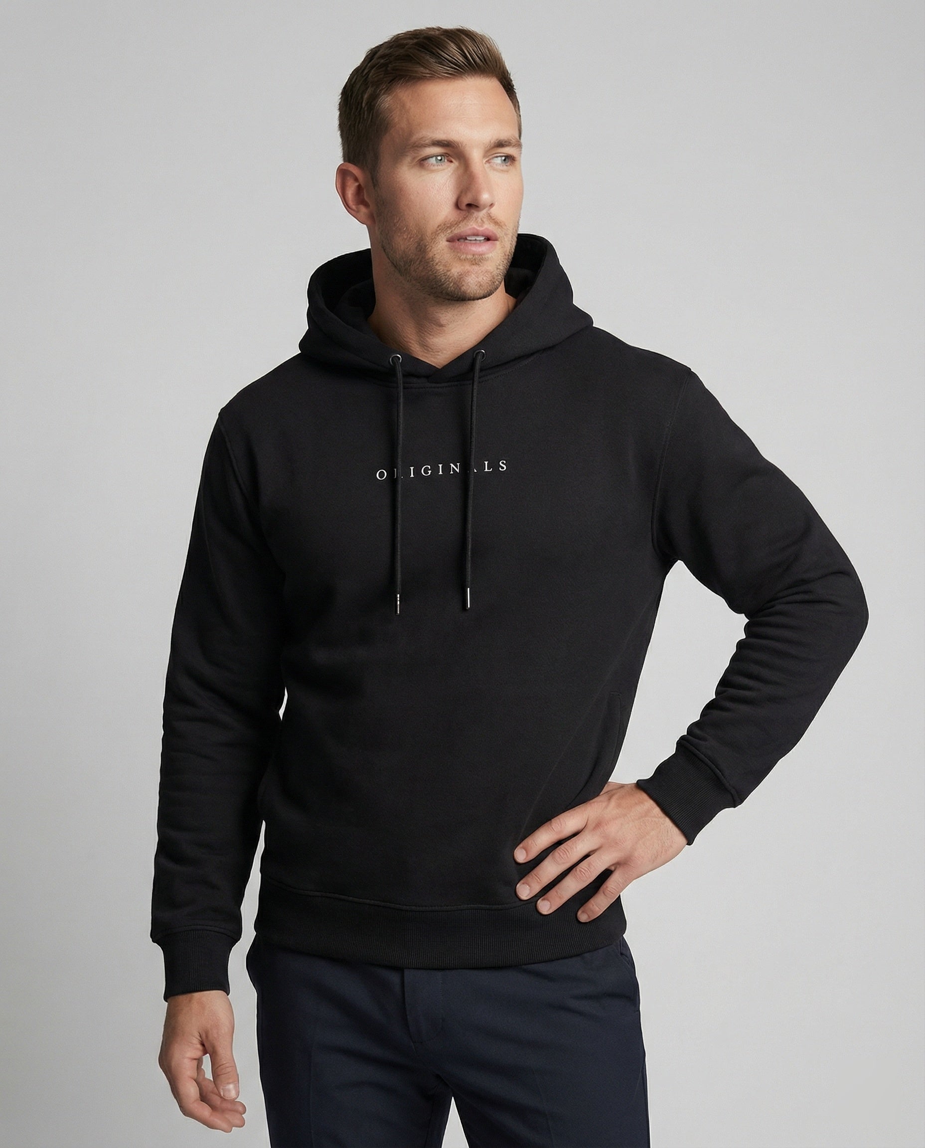 Felpa Uomo Streetwear Cappuccio Vestibilità Ampia - Brentozzi