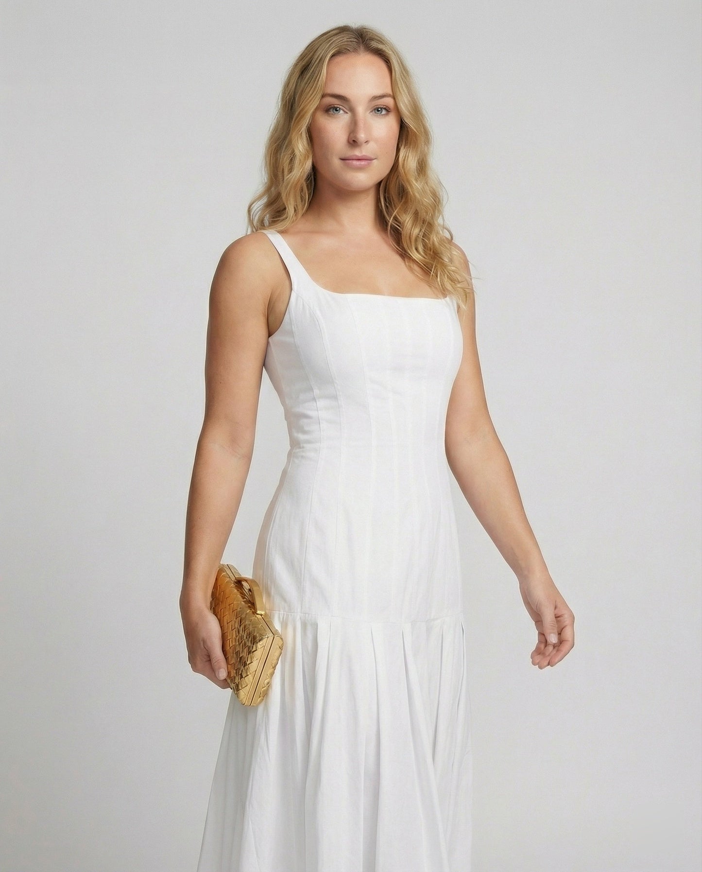 Abito Midi Donna Taglio Elegante - Brentozzi