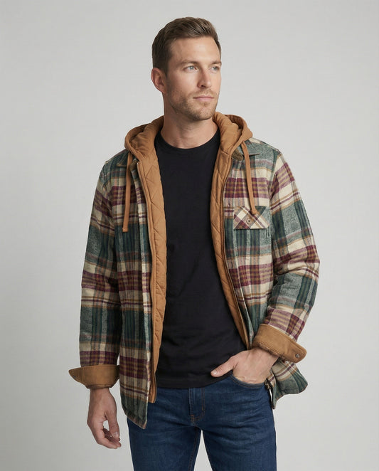Camicia Uomo in Flanella a Quadri Regular Fit - Brentozzi