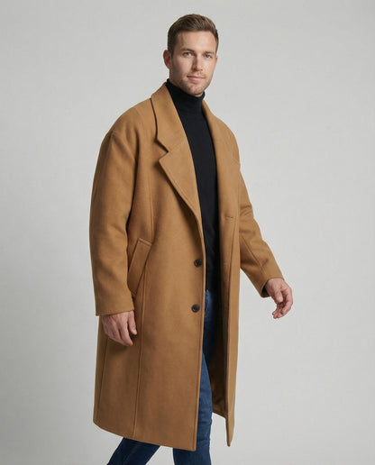 Cappotto Uomo Effetto Lana Stile Elegante - Brentozzi