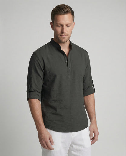 Camicia Uomo Cotone Casual Elegante - Brentozzi