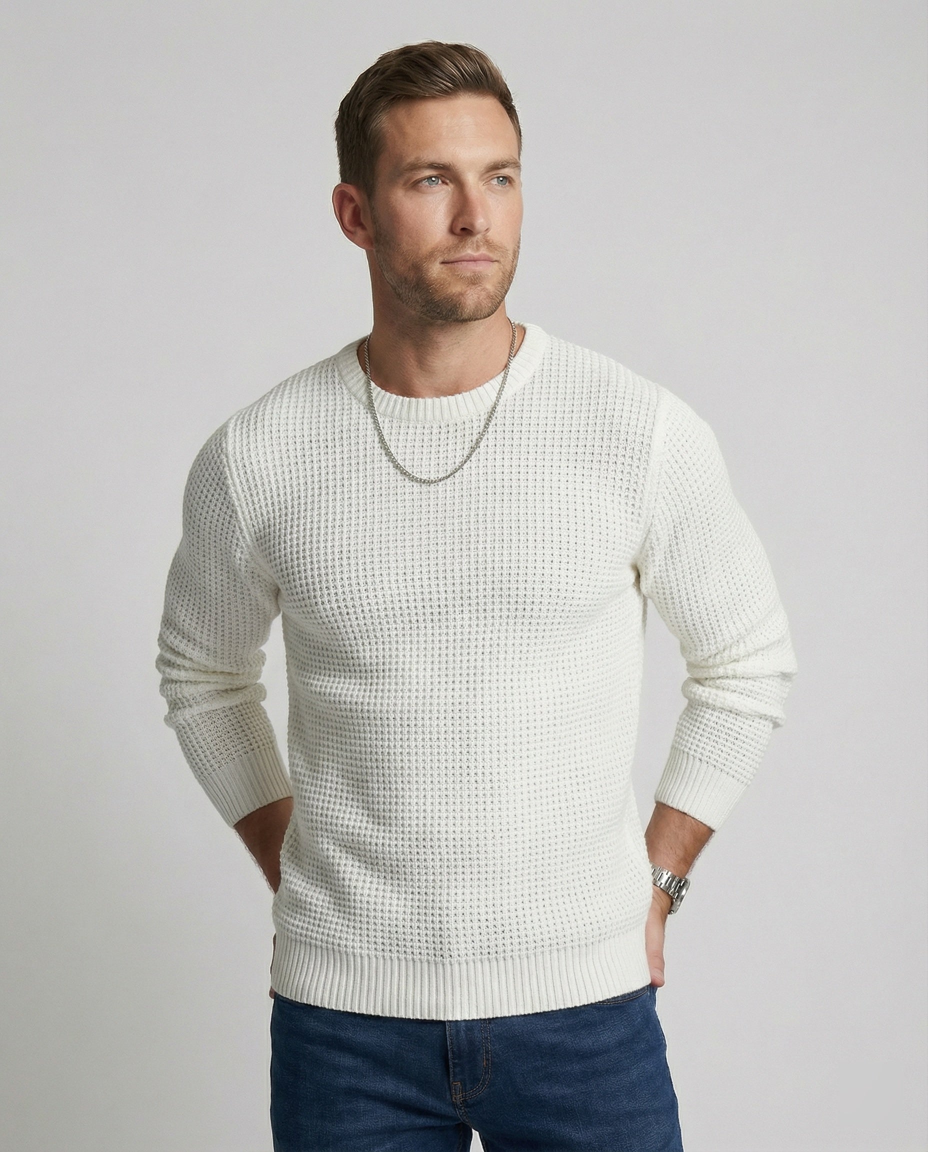 Maglione Uomo Moderno Vestibilità Regular - Brentozzi
