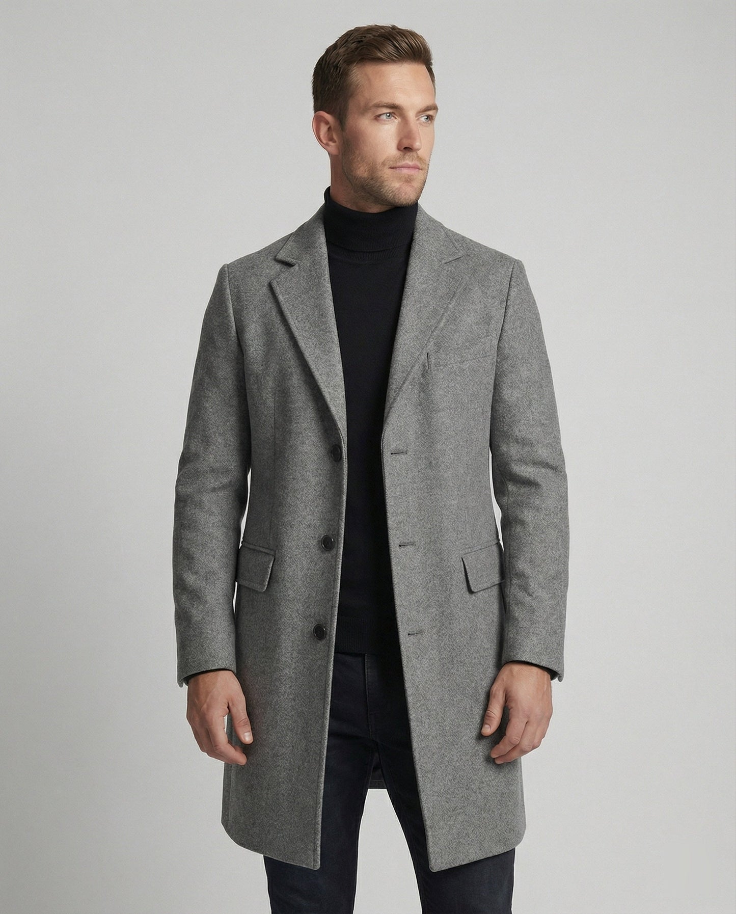 Cappotto Uomo Invernale con Rever Classico - Brentozzi