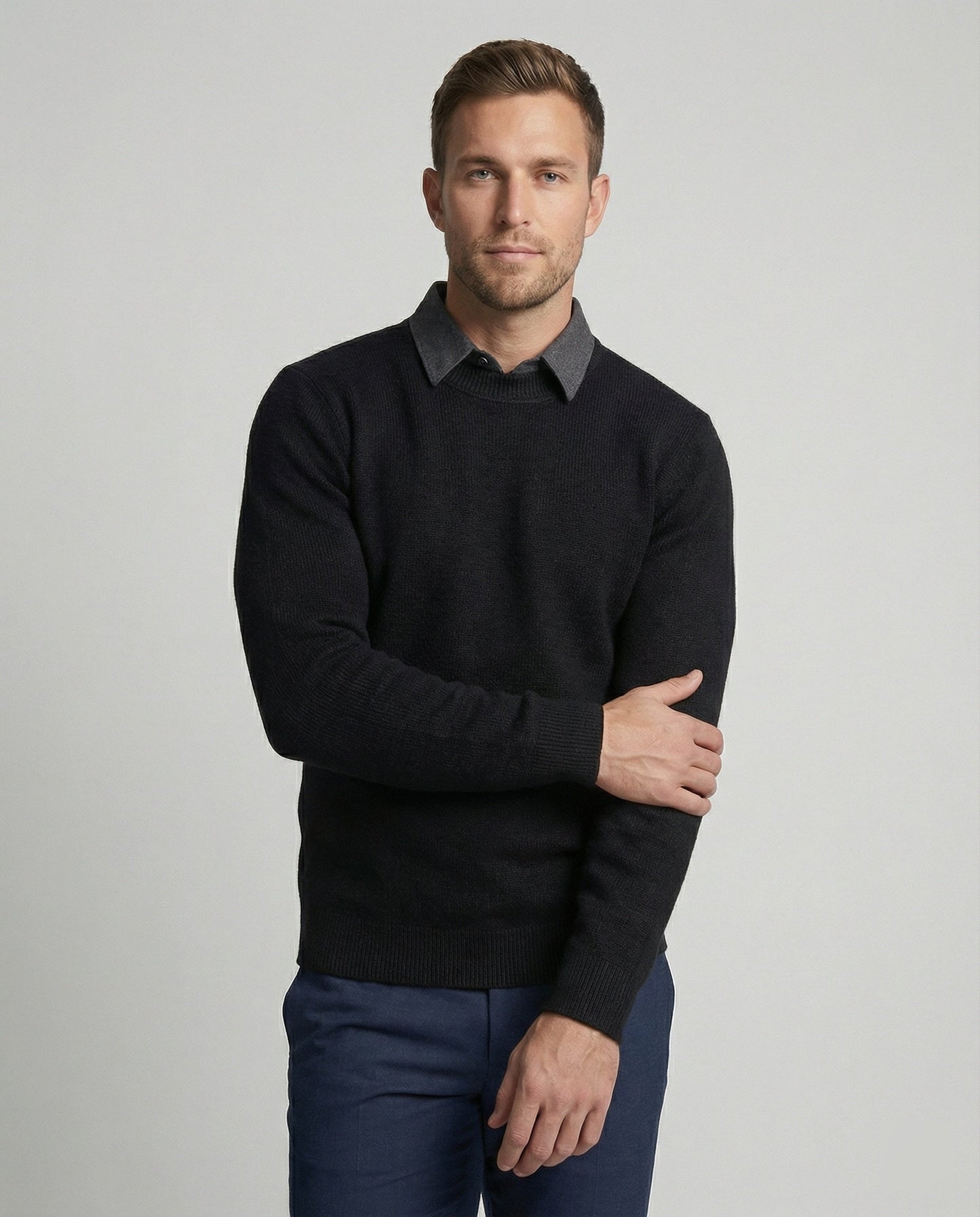 Maglione Uomo in Maglia Sottile Classico - Brentozzi