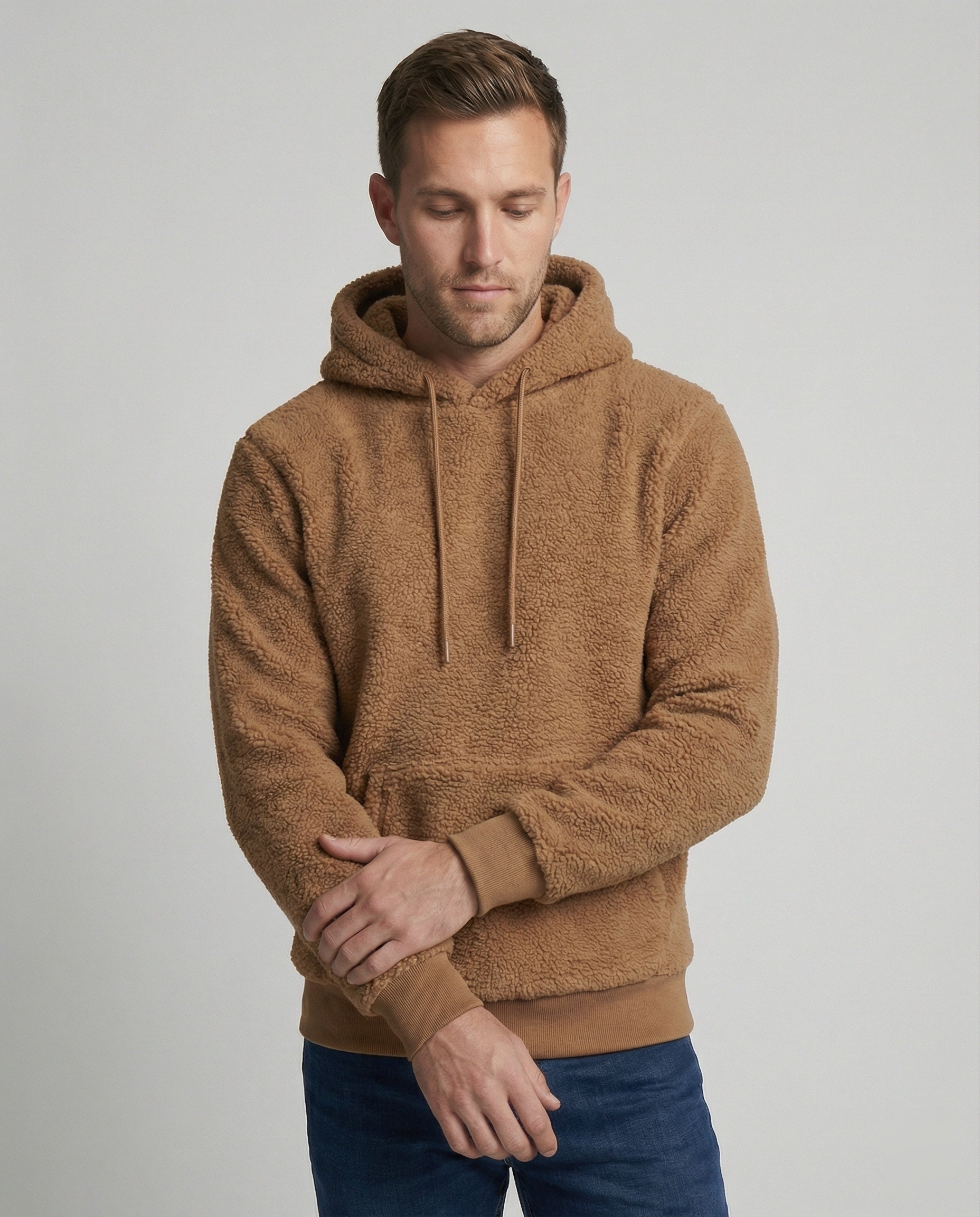 Maglione Uomo in Tessuto Teddy Morbido - Brentozzi