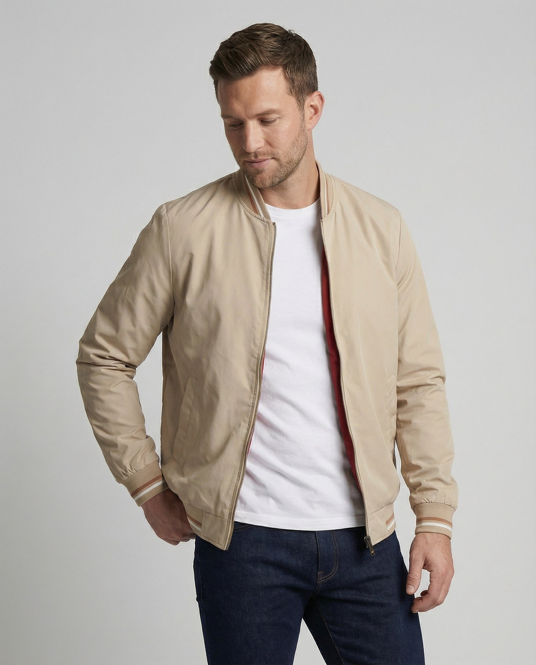 Giacca Uomo Tempo Libero Nylon Idrorepellente - Brentozzi